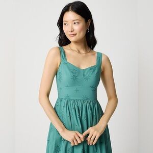 J.Crew Eyelet Midi Dress